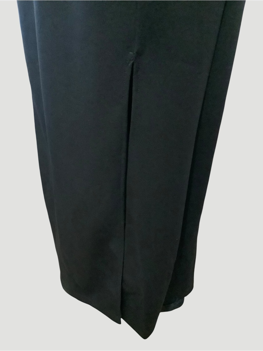 Le Château Navy Blue Mesh Insert Maxi Dress Size M - Picture 8 of 13